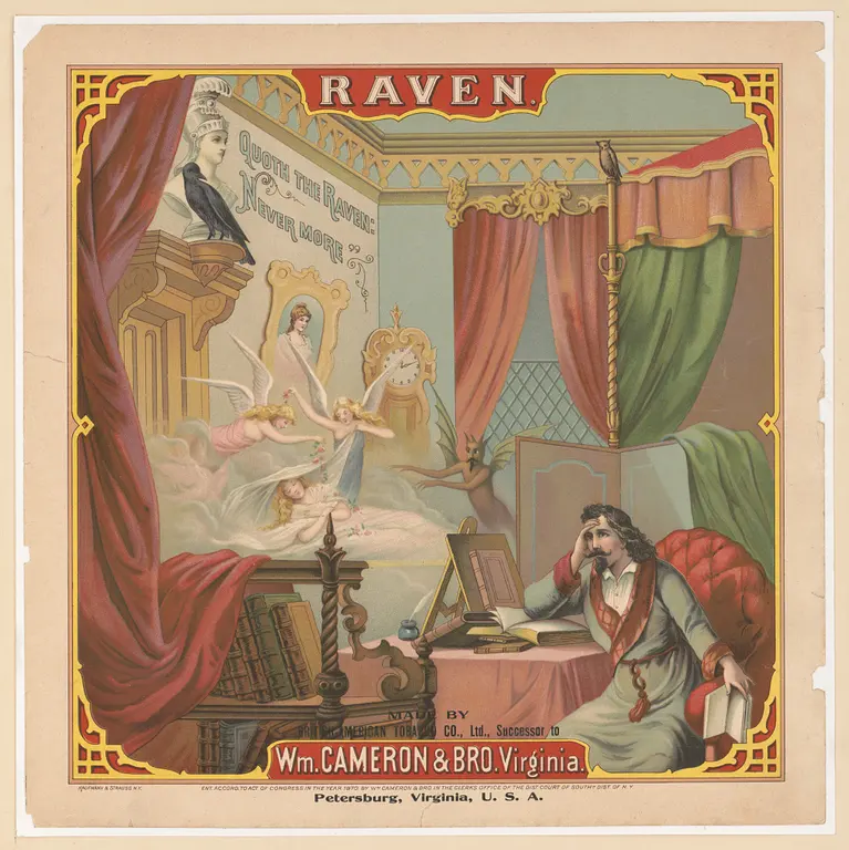 The Raven in the Room – Poe’s Shadow Over Victorian Advertising