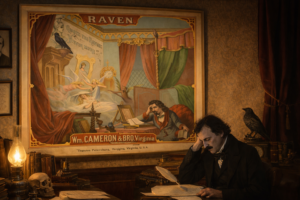 The Raven in the Room: Poe’s Shadow Over a Victorian Advertisement